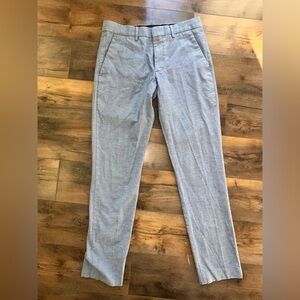 Express Innovator Blue Gray Dress Pants 28x32 Slim Fit Flat Front